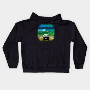 Beach Camper (Black) Kids Hoodie